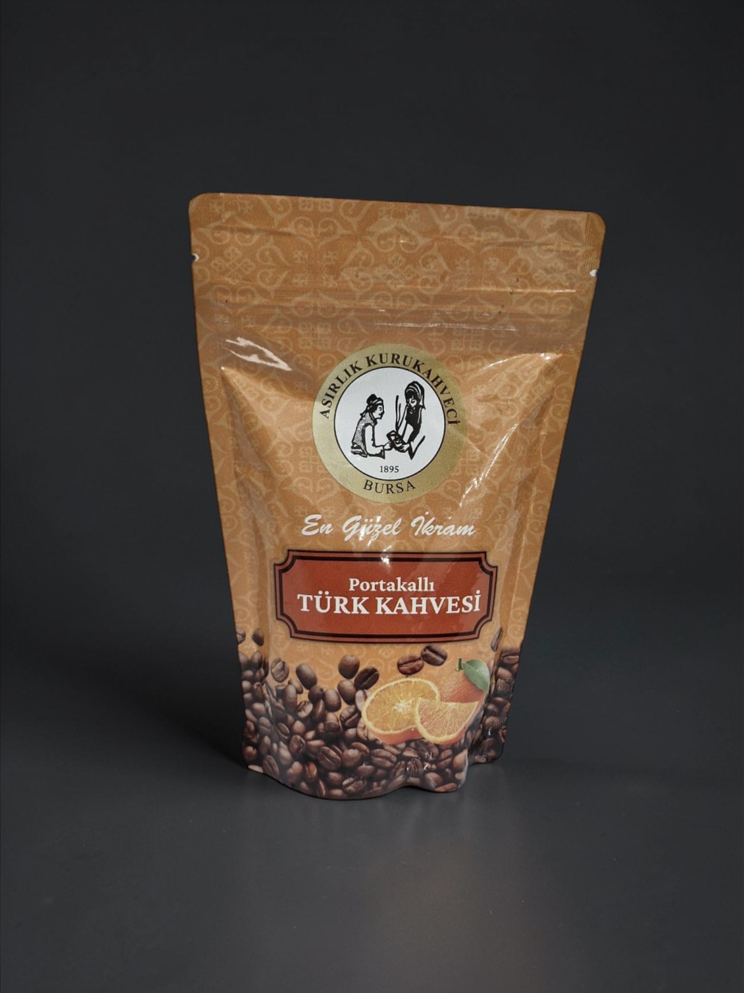Portakallı Türk Kahvesi 200 gr (Asırlık Kurukahveci)